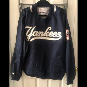Authentic New York Yankees pullover.